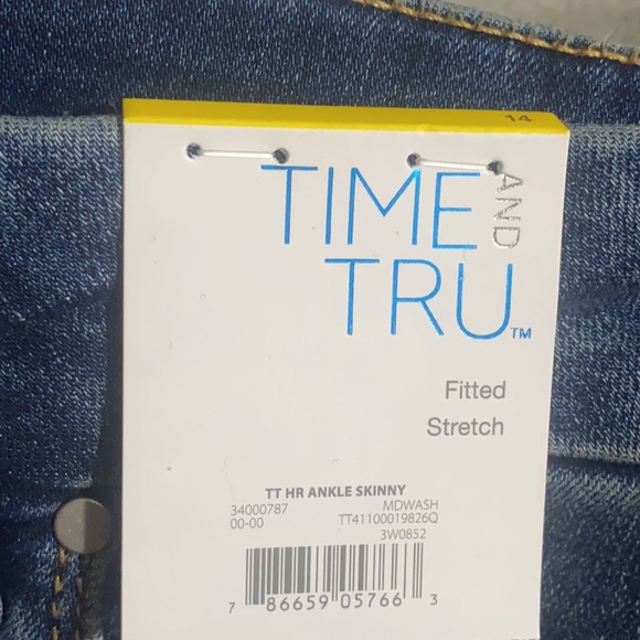 Time&Tru👖skinny hi-rise 14+tank jr19+🚗🔥💀NOC+HK LOT NIP🎀 - Picture 4 of 17